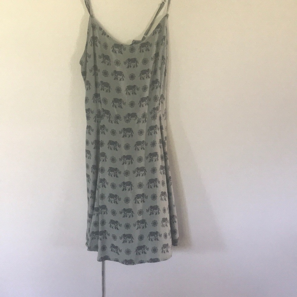 forever 21 navy green dress